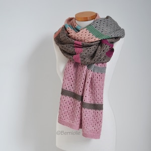 Knitting shawl pattern - XANTI,  INSTANT DOWNLOAD, pdf