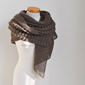 Patron de châle au crochet - CEYLAN, TÉLÉCHARGEMENT IMMÉDIAT, pdf