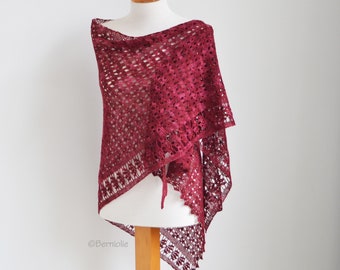 Häkelanleitung für Dreieckstuch - SYRINX, Lace Wrap (PDF)