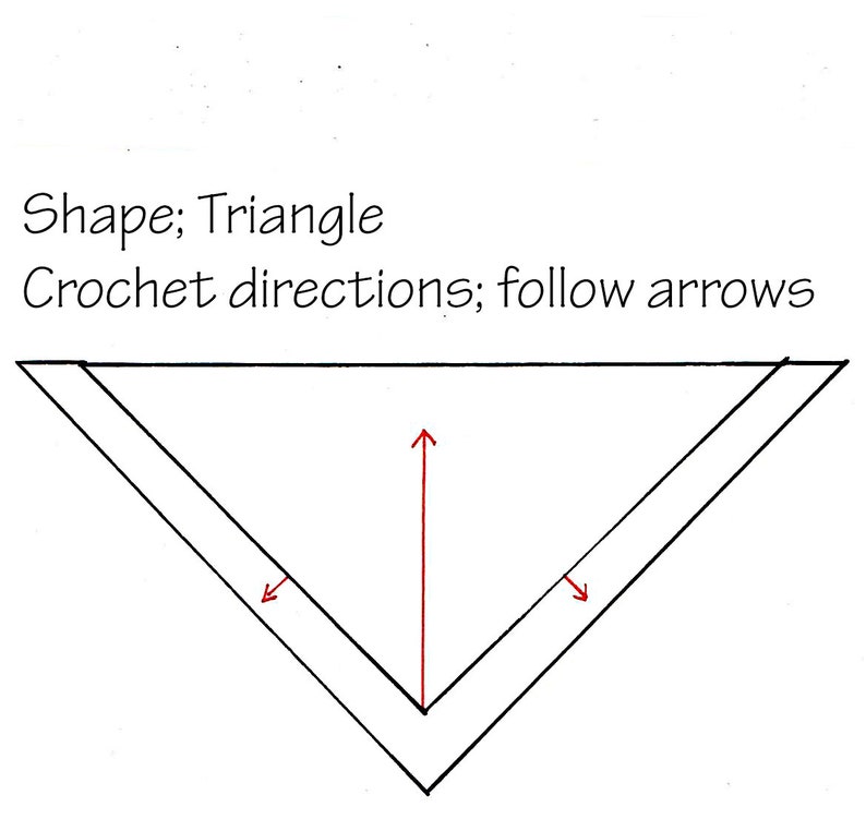 Crochet shawl pattern LAUREN, INSTANT DOWNLOAD, pdf image 2