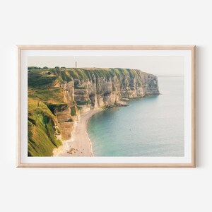 Coastal Cliffs Fine Art Print - Serene Seascape Photography for Modern Home Decor, Nature Wall Art, Tranquil Coastal Landscape Print