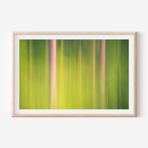 Nature Abstract Photography - Green Tree Wall Art Print for Modern Home Decor, Perfect Nature-Inspired Wall Art for Elegant Interiors
