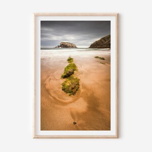 Modern Beach Wall Decor - Spain Seascape Fine Art Print for Coastal Home Design, Perfect for Minimalist and Elegant Interior Spaces