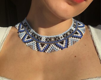 Handmade seed beads necklace