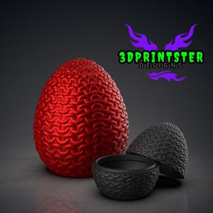 Chainmail Dragon Egg STL: 3D Printing Model (Digital Download)