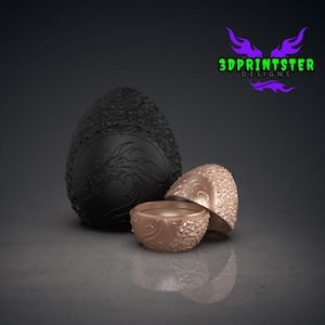 Archivo STL de huevo de dragón imprimible en 3D: Relic Fantasy Decor (Descarga digital)