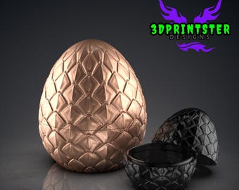 Dreadscale Dragon Egg STL: 3D Print Model for Cosplay (Digital Download)