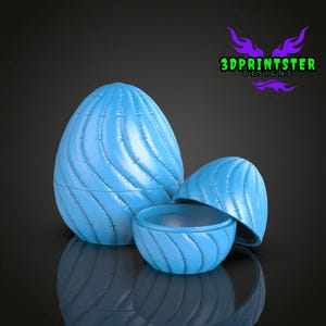 Plushagon Dragon Egg STL: 3D Printable Fantasy Decor (Digital File)