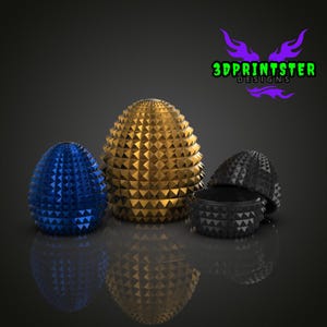 Pharaoh&#39;s Dragon Egg STL: 3D Printing Model (Digital Download)
