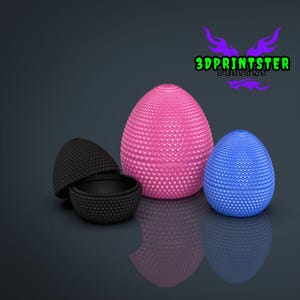3D Printed Dragon Egg STL: Fantasy Decor (Digital Download)