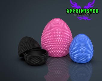 3D Printed Dragon Egg STL: Fantasy Decor (Digital Download)