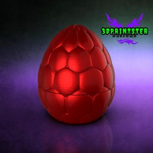 Hive Dragon Egg STL File: 3D Printing Fantasy Model (Digital Download)