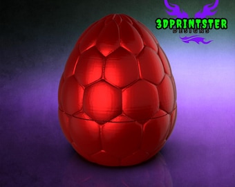 Hive Dragon Egg STL File: 3D Printing Fantasy Model (Digital Download)