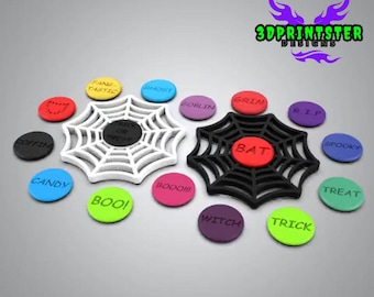 Spinner antiestrés de Halloween (archivo STL para descarga digital)