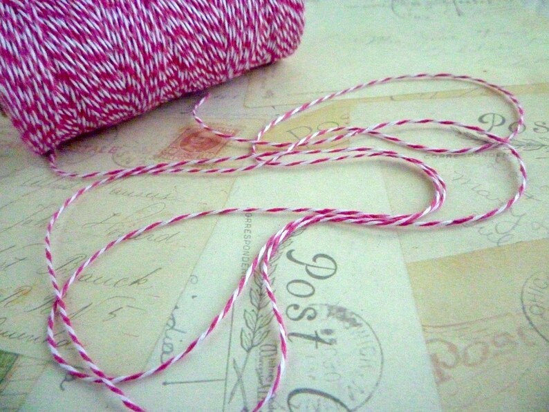 Bakers Twine Bright Pink 10m image 4