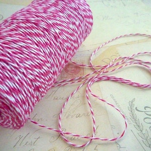 Bakers Twine Bright Pink 10m image 1