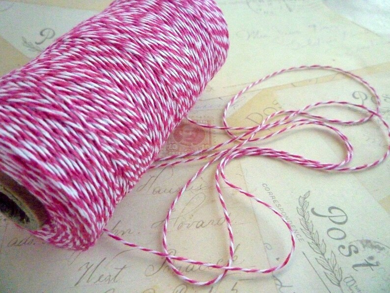 Bakers Twine Bright Pink 10m image 1