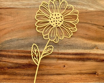 Large Sunflower Die Cut