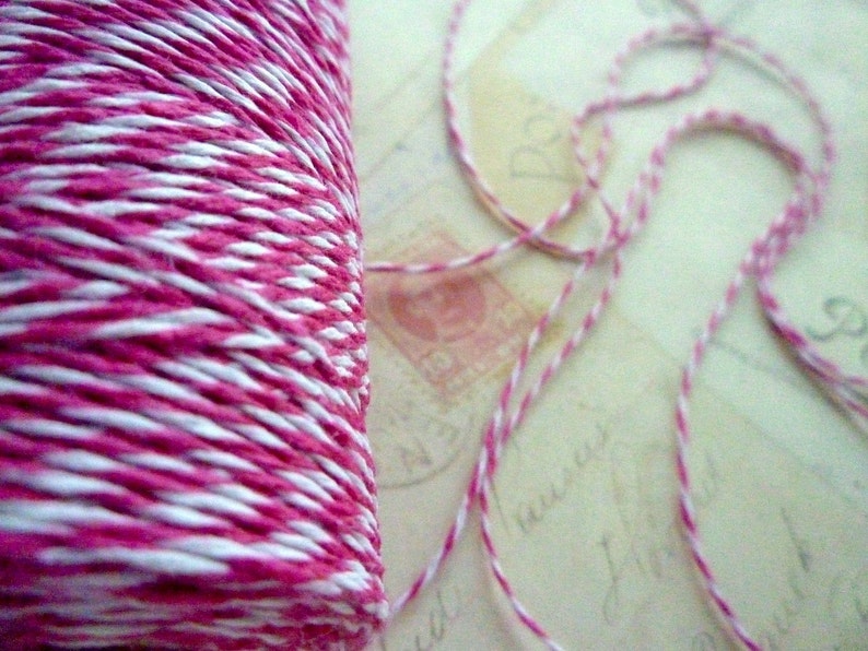 Bakers Twine Bright Pink 10m image 3