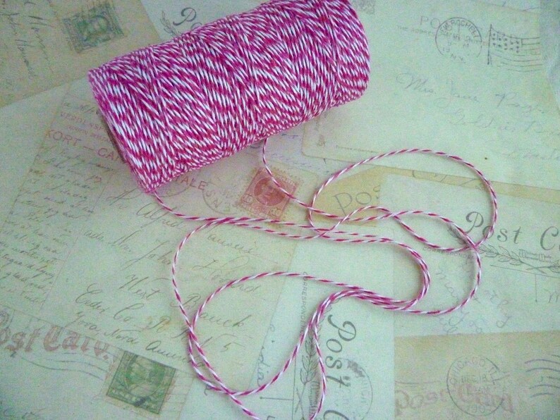 Bakers Twine Bright Pink 10m image 2
