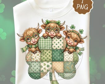 聖パトリックの日のハイランド牛 PNG、パッチワークの聖パトリック PNG、ラッキー PNG、アイルランド PNG、プレッピーな聖パトリックの日 PNG、聖パトリックの日 PNG、グリーンデー