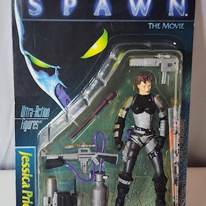 McFarlane Toys Spawn The Movie Jessica Priest Ultra Action Figure 1997 Yellowing