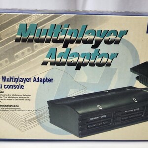 Vintage Sony PlayStation 1 and 2 Multiplayer Multitap Adapter Untested Gaming