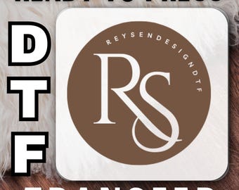 Custom Logo DTF Transfer, Custom Photo Iron On, Custom Text Ready to Press on Shirt