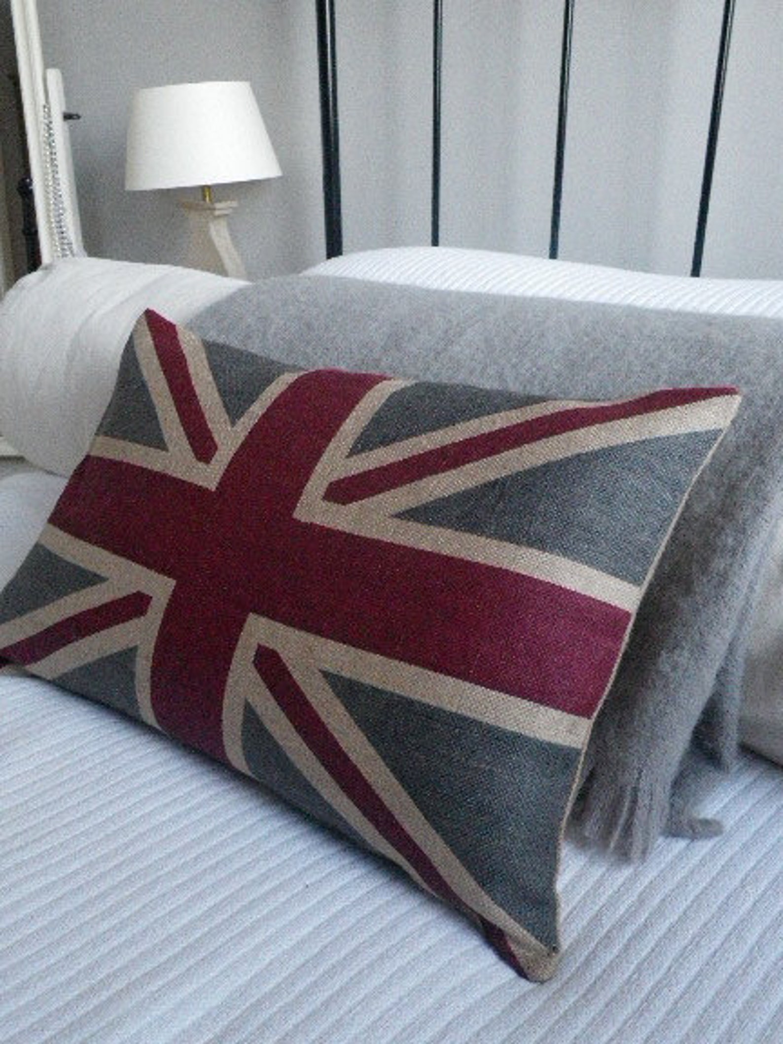 Hand Made New Rustic Union Jack Flag Cushion Cover Cover Etsy UK