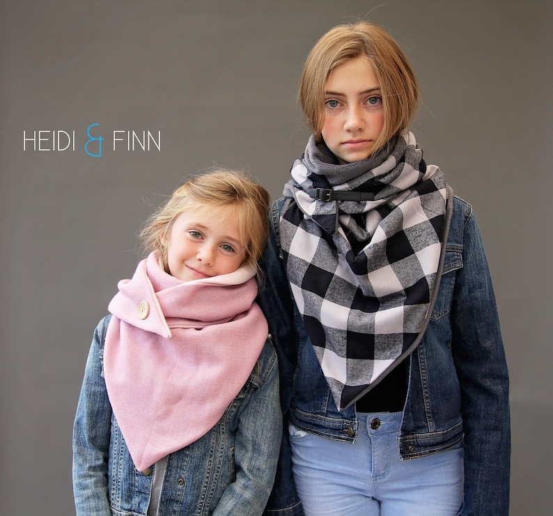 Triangle Scarf Wrap Scarf Sewing Pattern Pdf Pattern Etsy