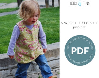 Pinafore sewing pattern, crossback top sewing pattern, pinafore pdf pattern, child pinafore, easy to sew for child, handmade baby gift