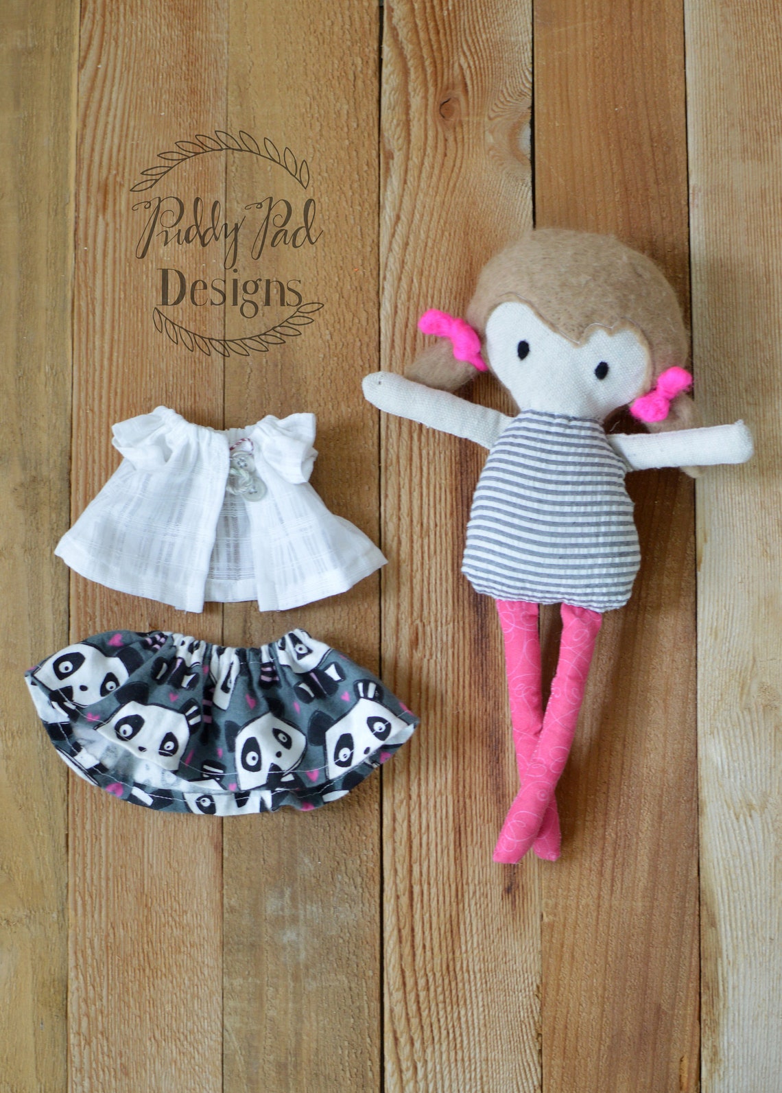 Mini Pals DRESS UP Set 1 Soft Rag Doll Sewing Pattern - Etsy
