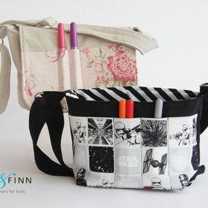 Finchley messenger bag child bag purse backpack carrier BONUS wallet sewing pattern pdf image 4