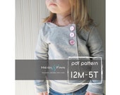 Urban Unisex Hoodie pattern and tutorial 6M - 5T PDF pattern boy girl