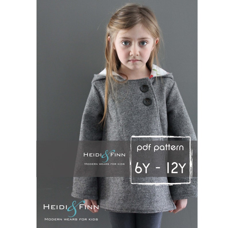 Chic Cocktail Swing Coat Pattern And Tutorial 6 12y Holiday Jacket Pdf
