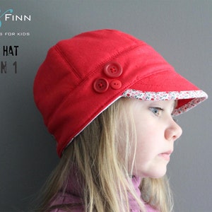 Uptown Hat pattern and tutorial 12M-teen easy sew PDF pattern unisex cap image 4