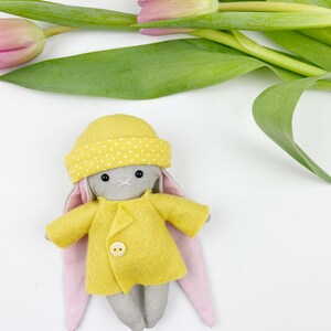 Spring Easter doll sewing pattern, Mini Pals pattern, easter dolls, doll sewing pattern, felt sewing pattern, easter pdf pattern, frog pdf image 7