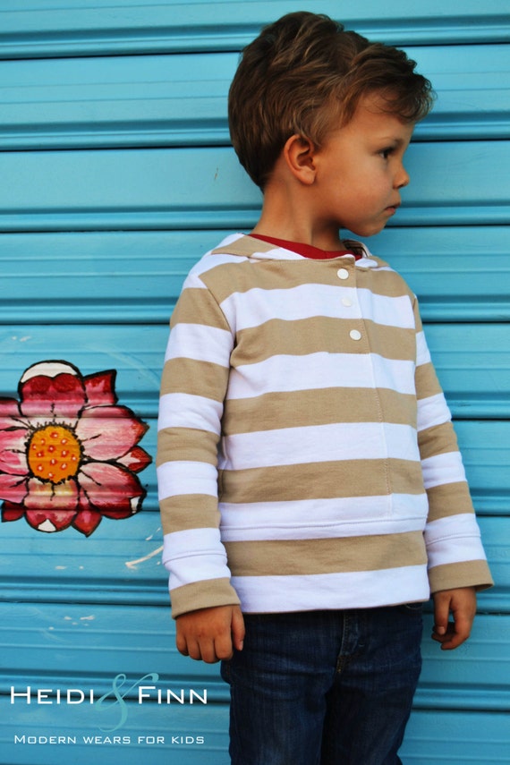 Urban Unisex Hoodie Pattern and Tutorial 6M 12y PDF Pattern Boy