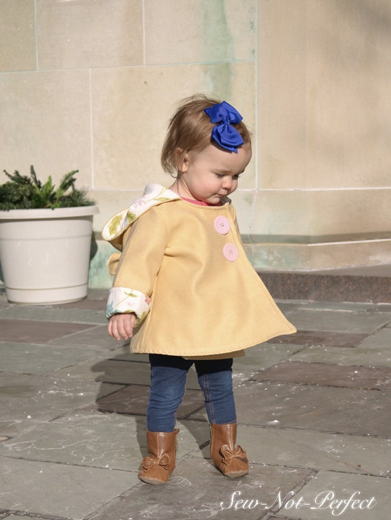 Chic Cocktail Swing Coat, Swing Coat Pdf Pattern, Holiday