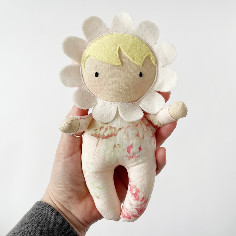 Flower Baby Doll Sewing Pattern Toy Pdf Sewing Pattern Tiny - Etsy