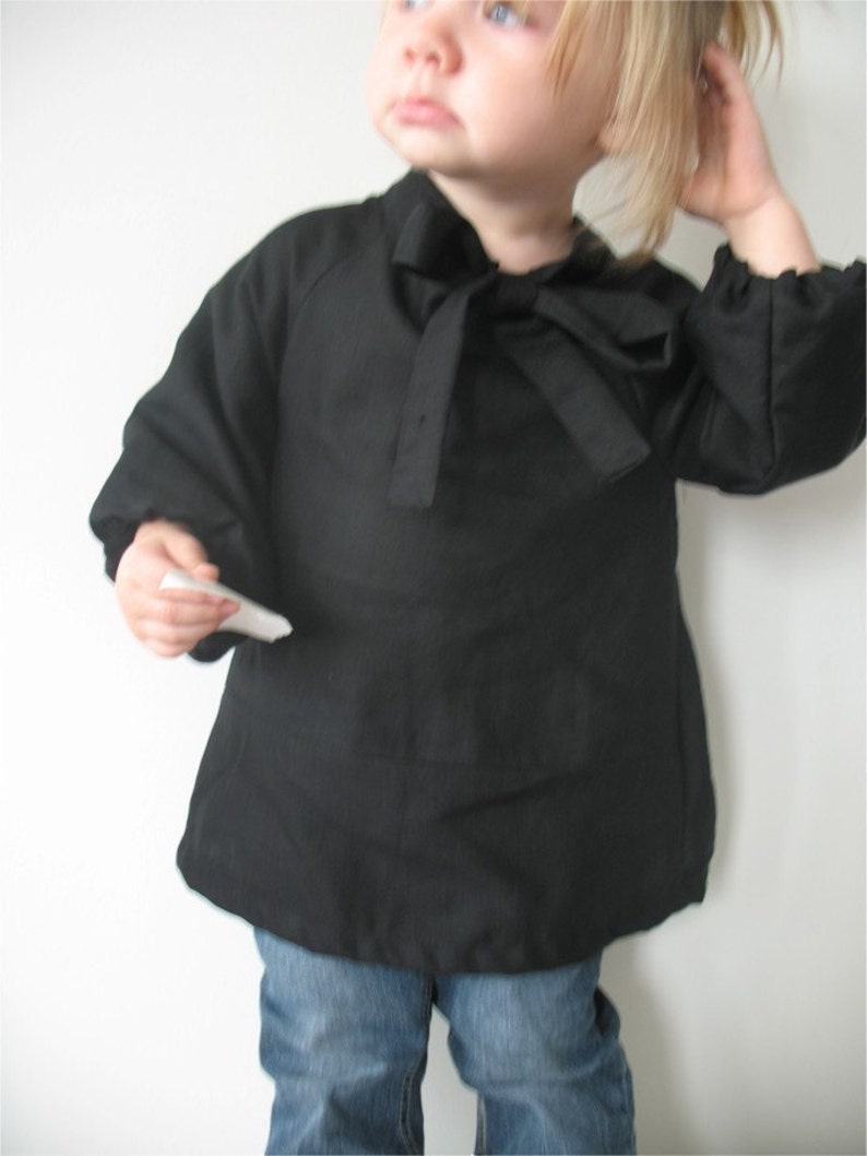 Girly little blouse pattern and tutorial PDF 12M-5T easy sew epattern image 2