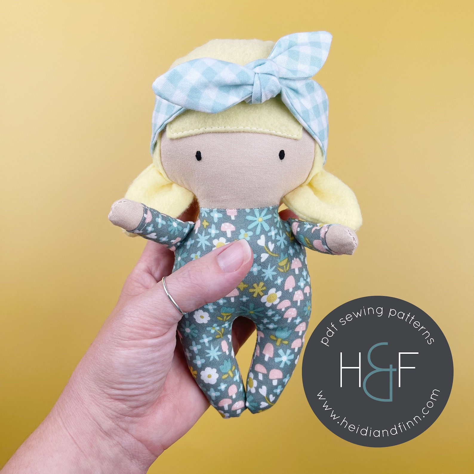 Mini Pal Baby Doll Sewing Pattern Pdf Sewing Pattern Tiny Etsy