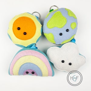Backpack Charm Sewing Pattern, Plush Toy, Plush Space Sewing Pattern ...