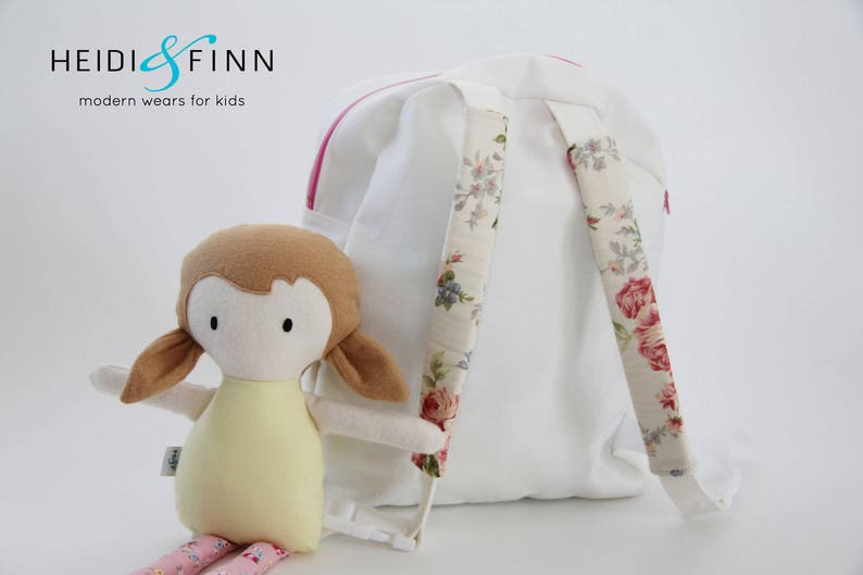 Mini Pals Carry me backpack, backpack sewing pattern, messesnger bag sewing pattern, doll carrier sewing pattern, doll pdf sewing pattern image 6