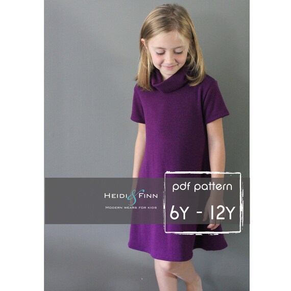 Cowl jumper dress top