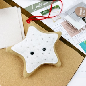Star Sewing Pattern and Kit, FULL Sewing Kit, Make Your Own Ornament ...