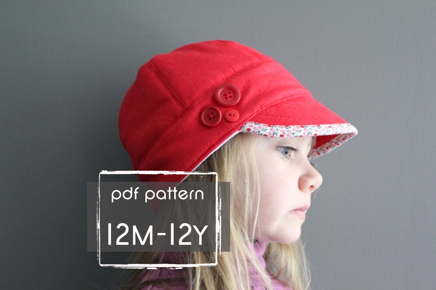 Uptown Hat pattern and tutorial 12M-teen easy sew PDF pattern unisex …