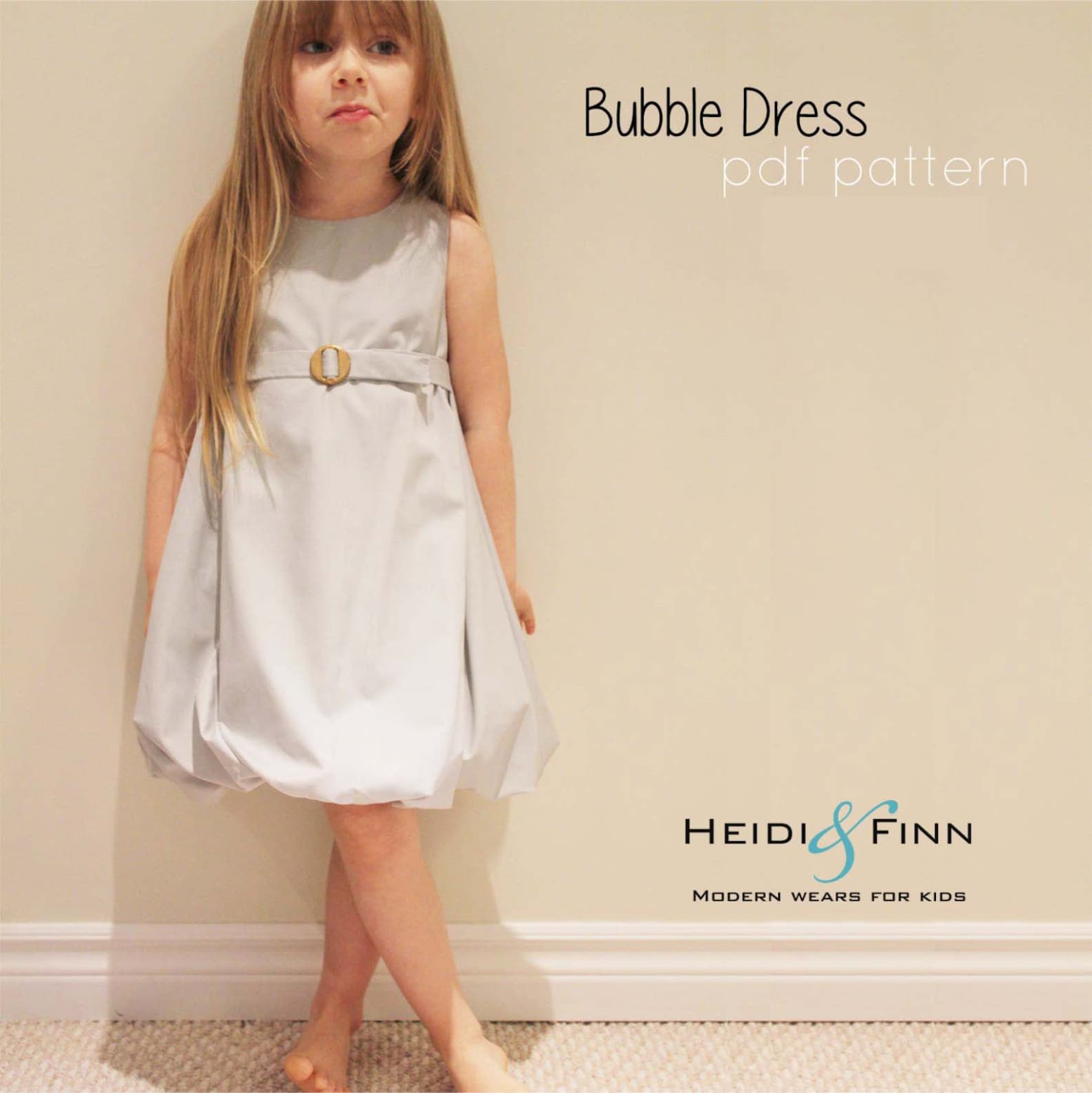 Bubble Dress Pattern and Tutorial 6Y12Y DIY Pdf Pattern EASY Etsy