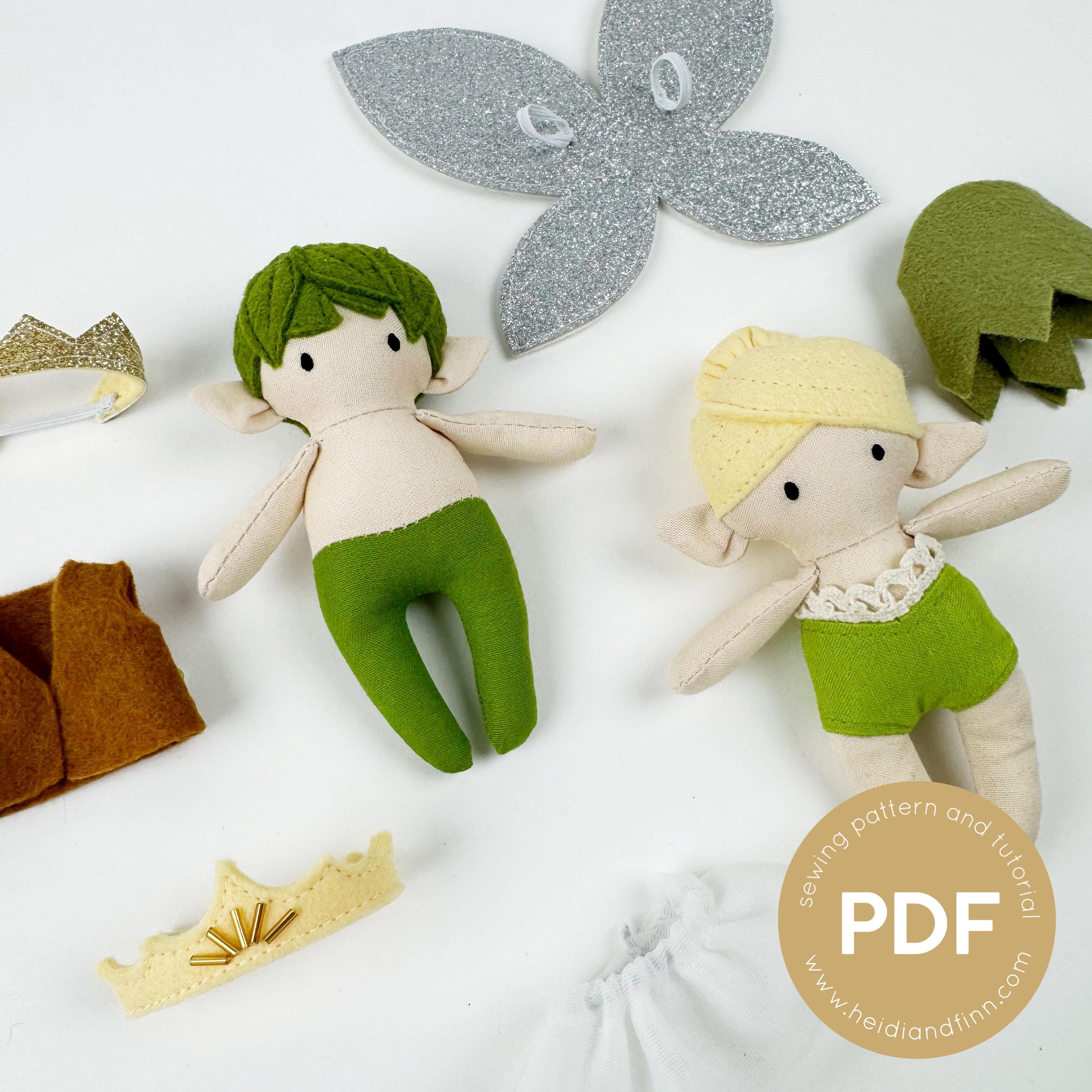 Mini Fairy Doll Pattern, Fairies, Toy Doll, Woodland Doll, 5 Inch Doll ...