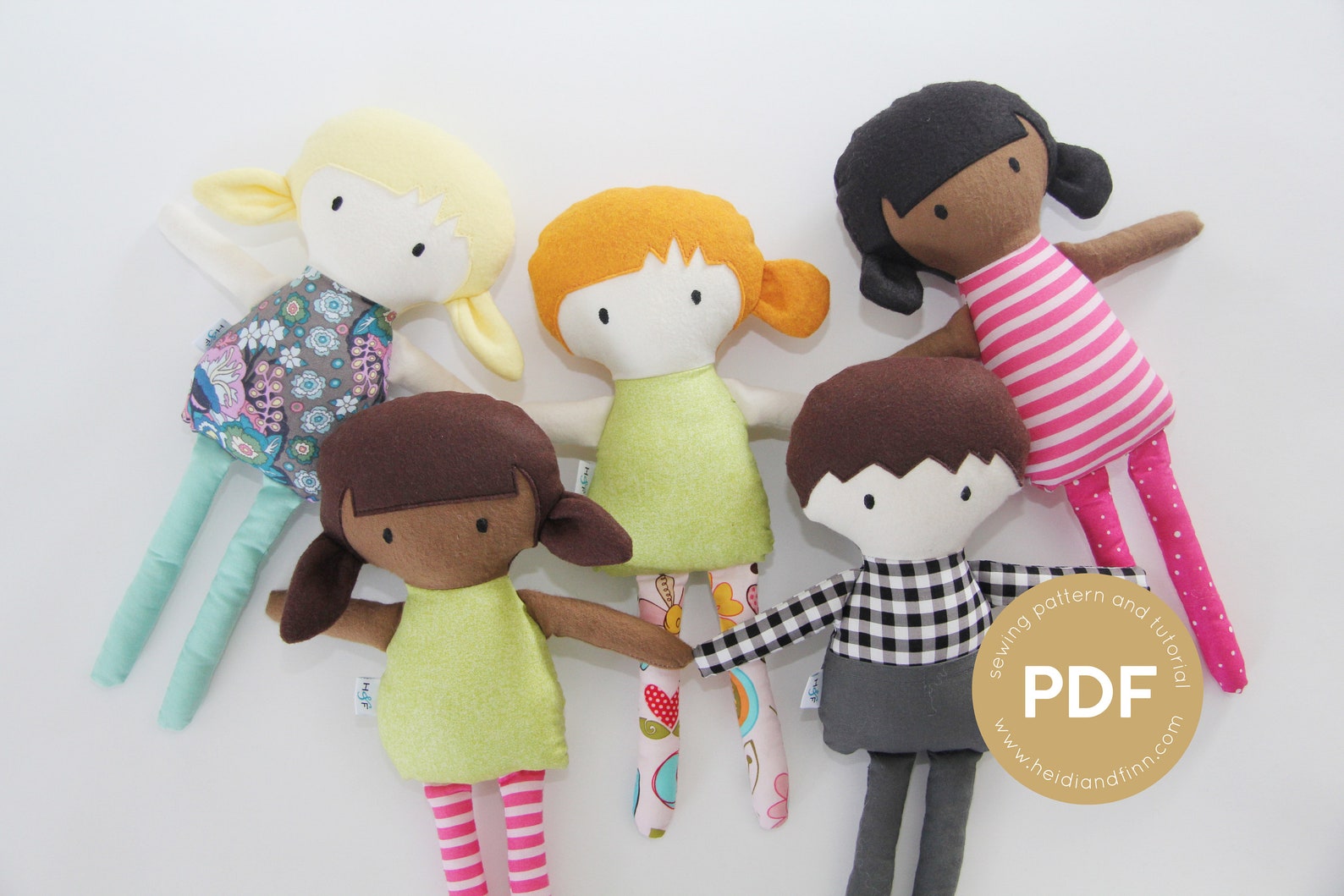 Mini Pals Soft Rag Doll Sewing Pattern Doll Sewing Pattern - Etsy UK